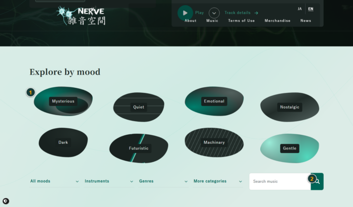 Mood choices on a computer